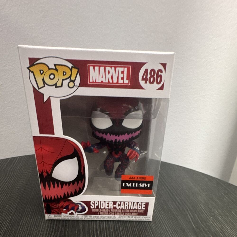 Funko Pop! Marvel Spider-Carnage #486 AAA Anime Exclusive Vinyl Figure
